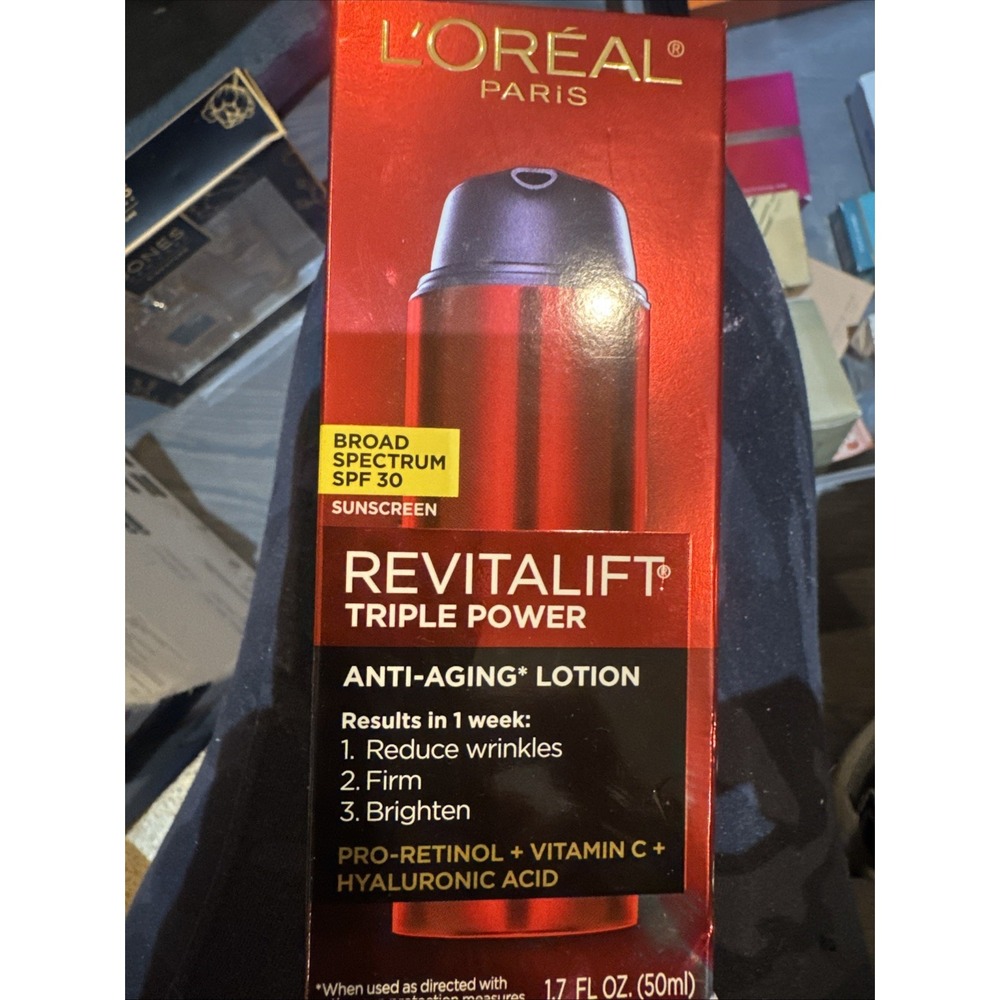 L'Oreal Paris Revitalift Triple Power Broad Spectrum SPF 30 Anti-Aging Lotion